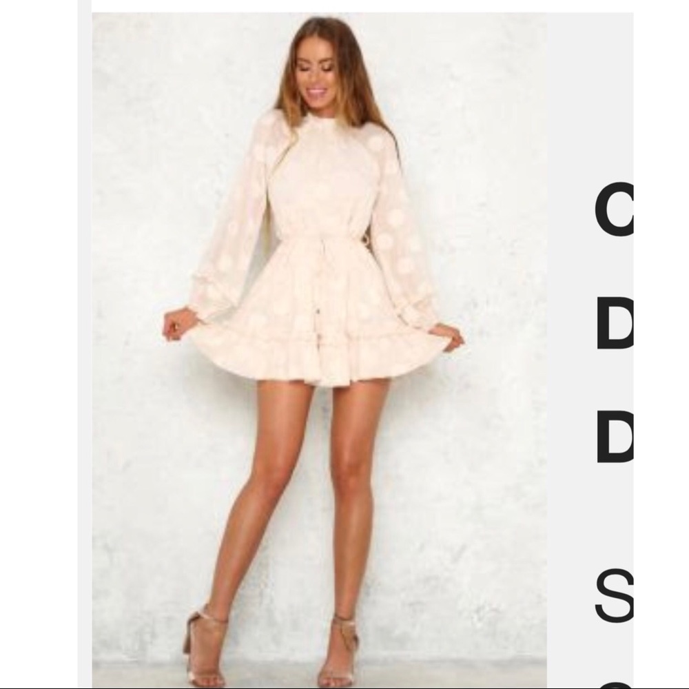 Mika and Gala long sleeve mini dress